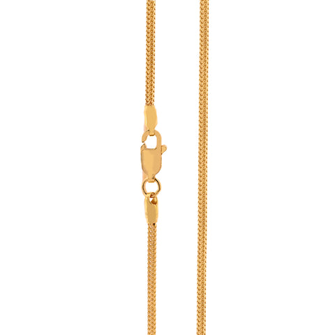 22'' Round Fox Yellow Gold 3MM