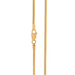22K Gold Fox Chain 18 Inches