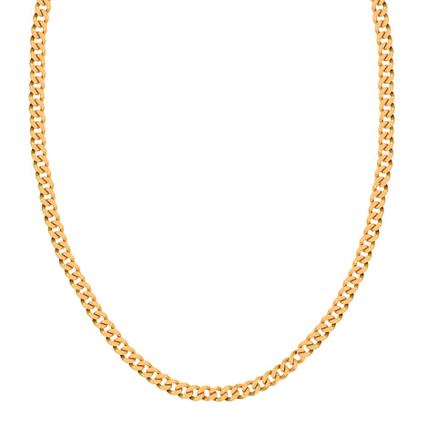 22'' Miami Cuban Yellow Gold Chain 4.7MM