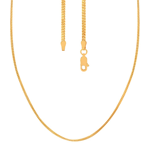 18'' Franco Yellow Gold 2MM