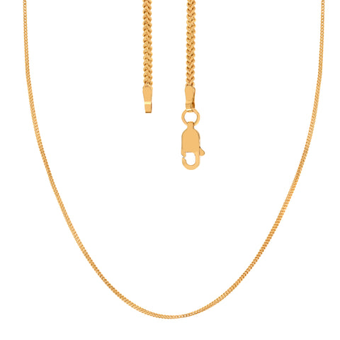 18'' Franco Yellow Gold 1.5MM