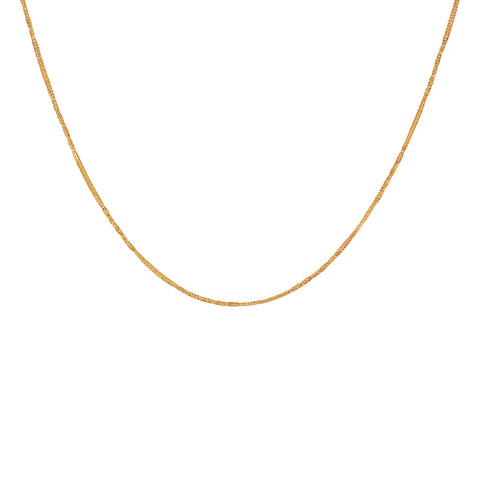 18'' Yellow Gold Fancy Fox 1MM