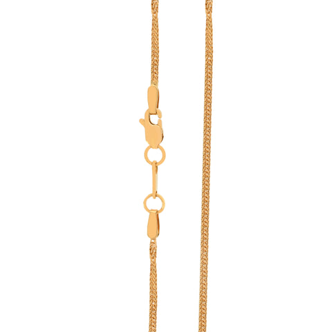 18'' Yellow Gold Fancy Fox 1MM
