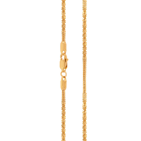 20.5'' Fox Yellow Gold Chain 2MM