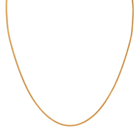 18'' Round Small Fox Yellow Gold 1.5MM