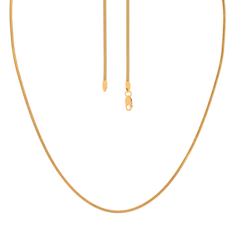 18'' Round Small Fox Yellow Gold 1.5MM