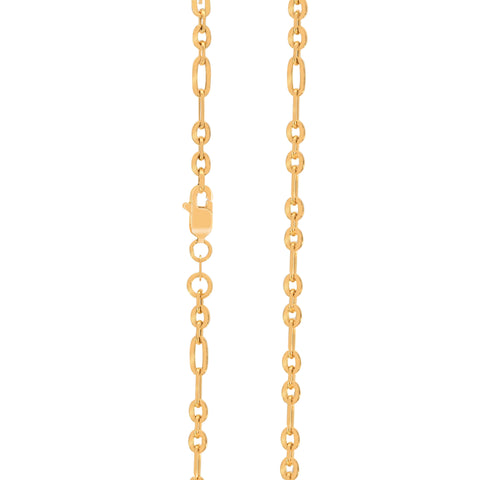 20'' Link Yellow Gold 3.3MM