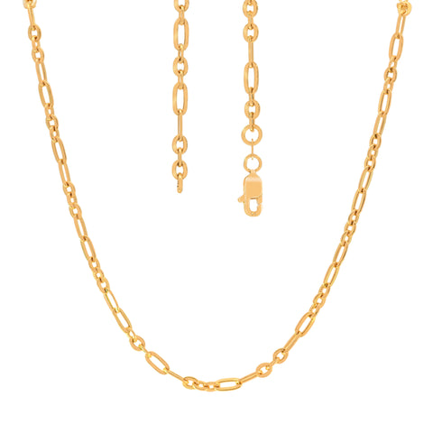 22'' Link Yellow Gold 3.3MM