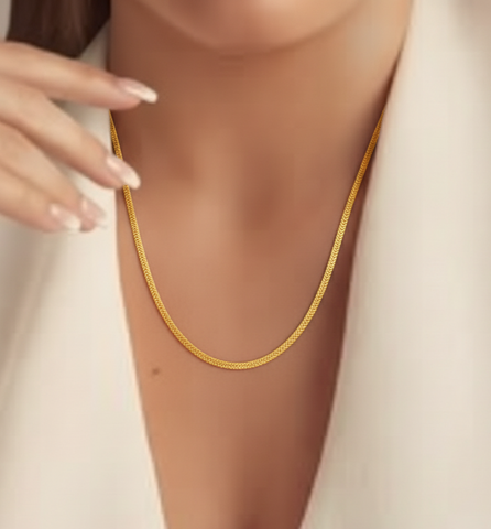 22.5'' Fancy Yellow Gold 2MM