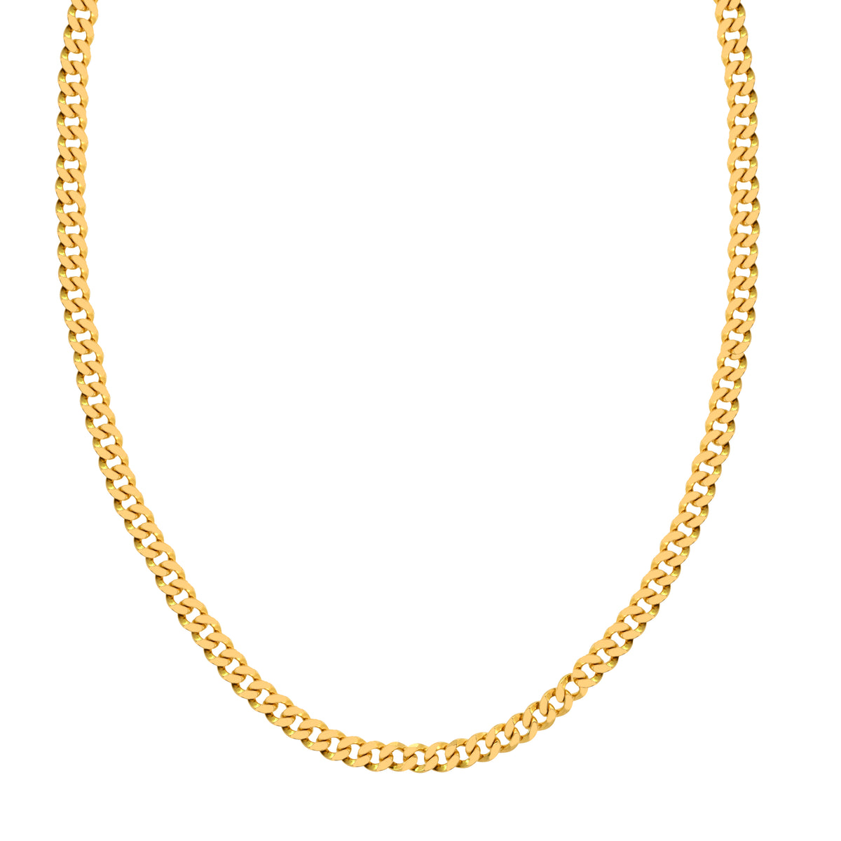 22'' Miami Cuban Yellow Gold Chain 4.7MM