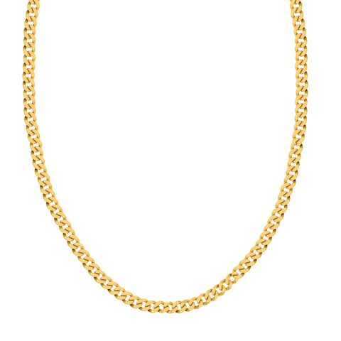 22'' Miami Cuban Yellow Gold Chain 4.7MM