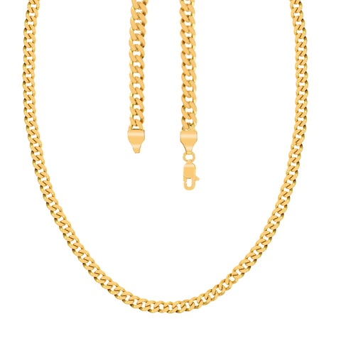 20'' Miami Cuban Yellow Gold Chain 5.5MM