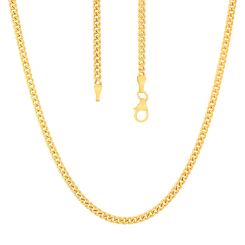 20'' Yellow Gold Miami Cuban Chain 1.5MM Width