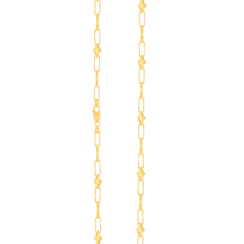 20'' Yellow Gold Link Chain 5MM