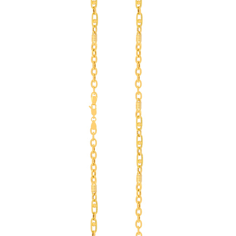 20'' Yellow Gold Link Chain 5MM