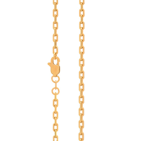 20'' Link Yellow Gold 2MM