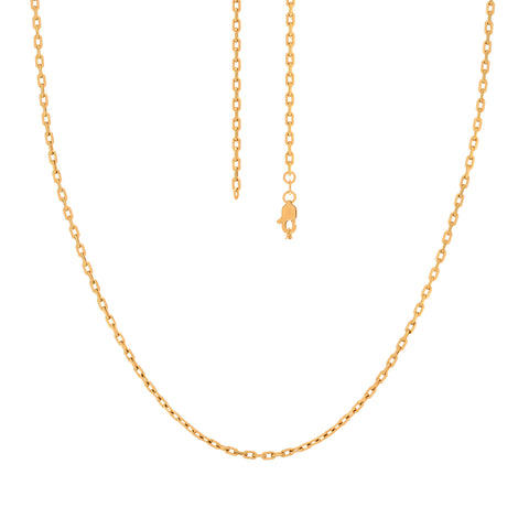 20'' Link Yellow Gold 2MM