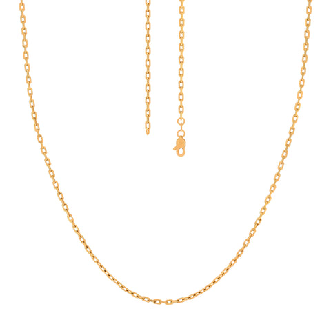 20'' Link Yellow Gold 2MM