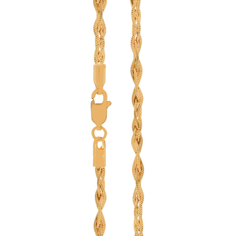 18'' Fancy Yellow Gold 2MM