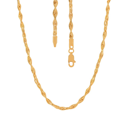 18'' Fancy Yellow Gold 2MM