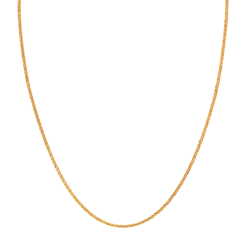 18'' Wheat Spiga Yellow Gold 1MM