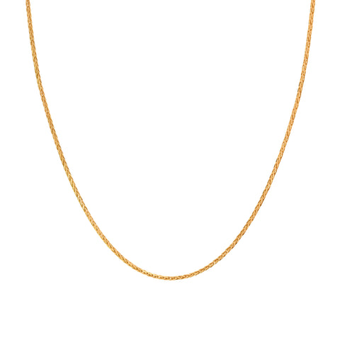 18'' Wheat Spiga Yellow Gold 1.5MM