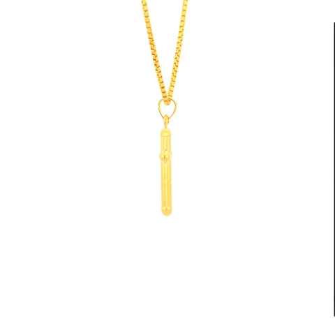 22K Yellow Gold Religious Cross Large Pendants with gold weight of 1.86g