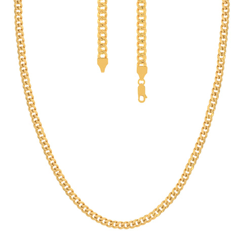 20'' Miami Cuban Yellow Gold Chain 5.7MM