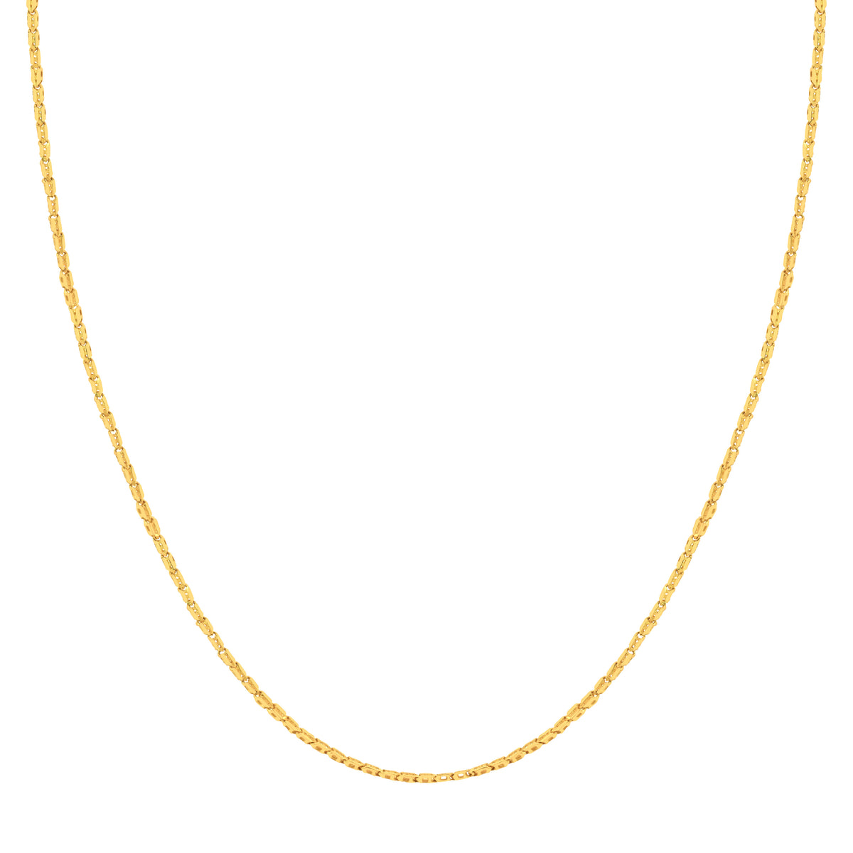 18'' Fancy Yellow Gold Chain 1.5MM