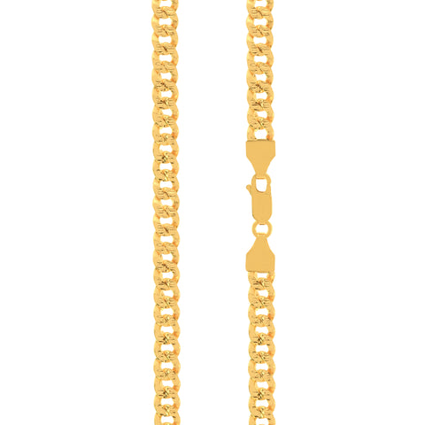 22'' Miami Cuban Yellow Gold Chain 5.7MM