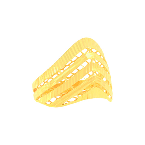 22k Yellow Gold Cocktail Ring in size 6.2