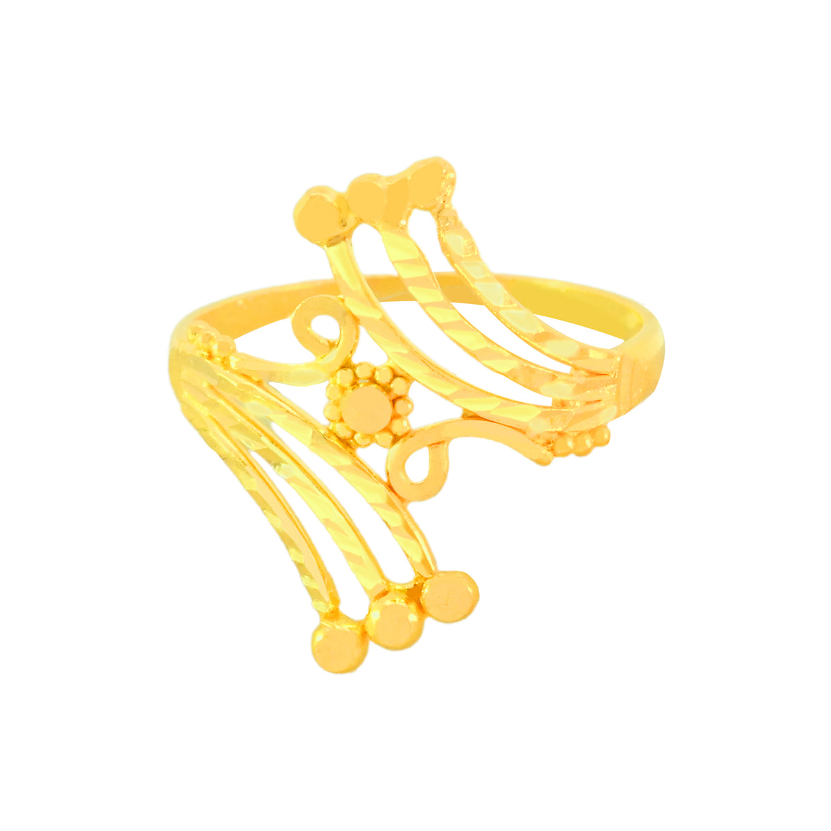 22k Yellow Gold Baby Ring in size 2.5 and total gold weight of 1.75g