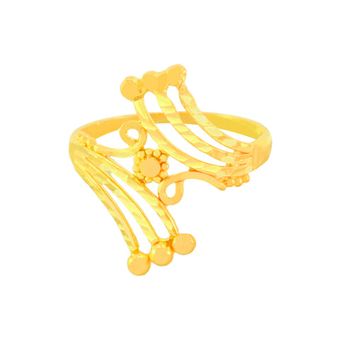 22k Yellow Gold Baby Ring in size 2.5 and total gold weight of 1.75g