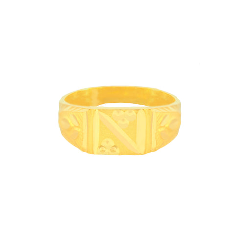 22k Yellow Gold Baby Ring in size 0.7 and total gold weight of 1.51g