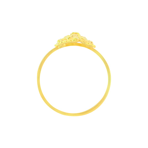 22k Yellow Gold Marquise Shaped Ring in size 8.8 and total gold weight of 3.16g