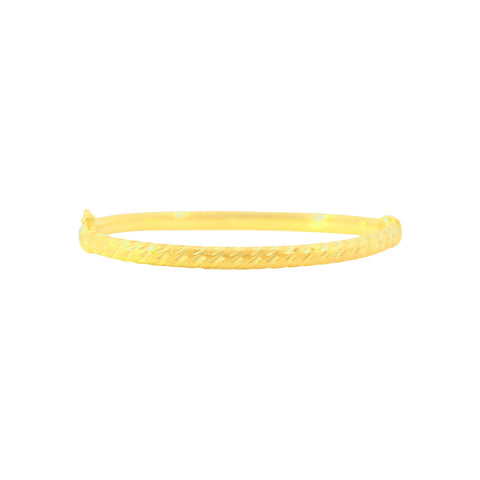 22K Yellow Gold Fancy Bracelets measuring 2.2mm thickness