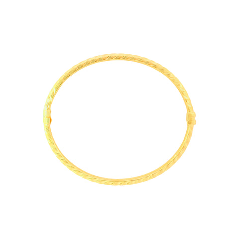 22K Yellow Gold Fancy Bracelets measuring 2.2mm thickness