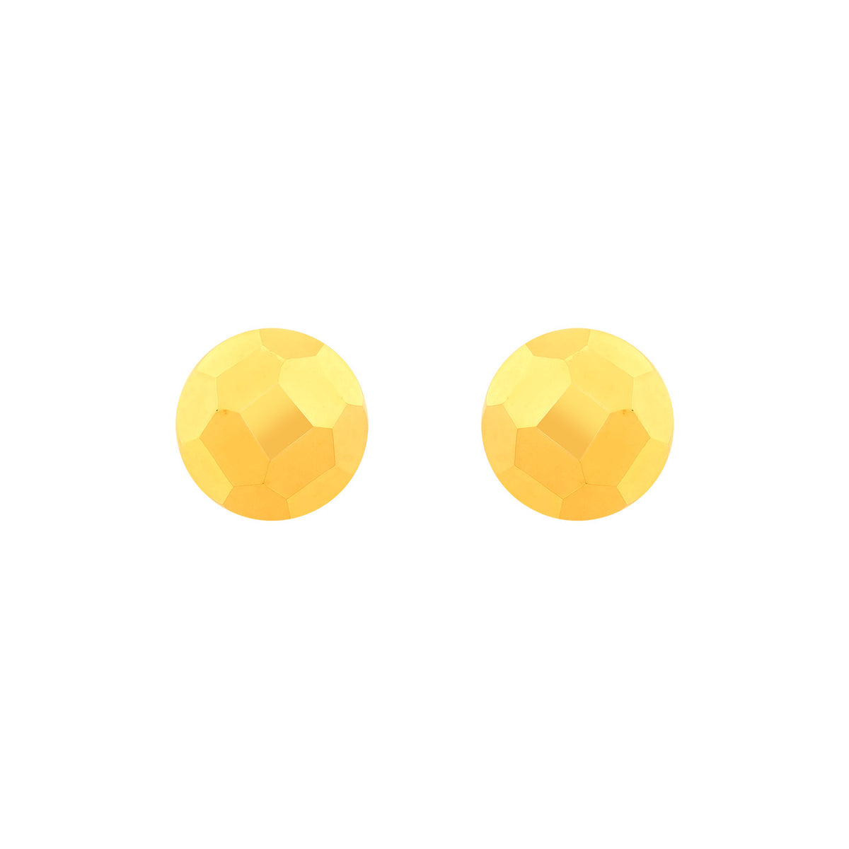 22k Yellow Gold Ball-Bead Earrings with gold weight of 1.468g