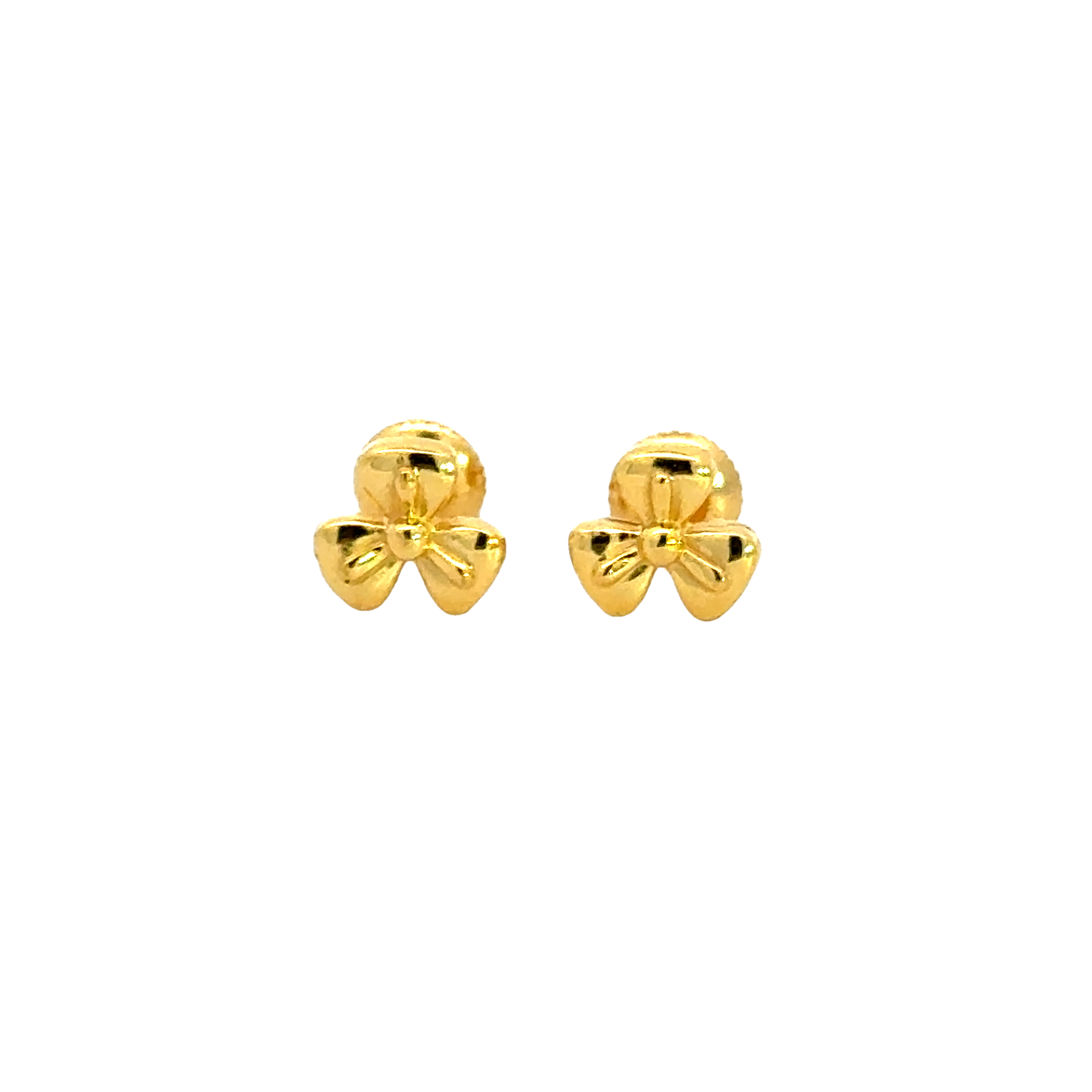 22k Yellow Gold Studs Earrings with gold weight of 2g