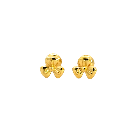 22k Yellow Gold Studs Earrings with gold weight of 2g