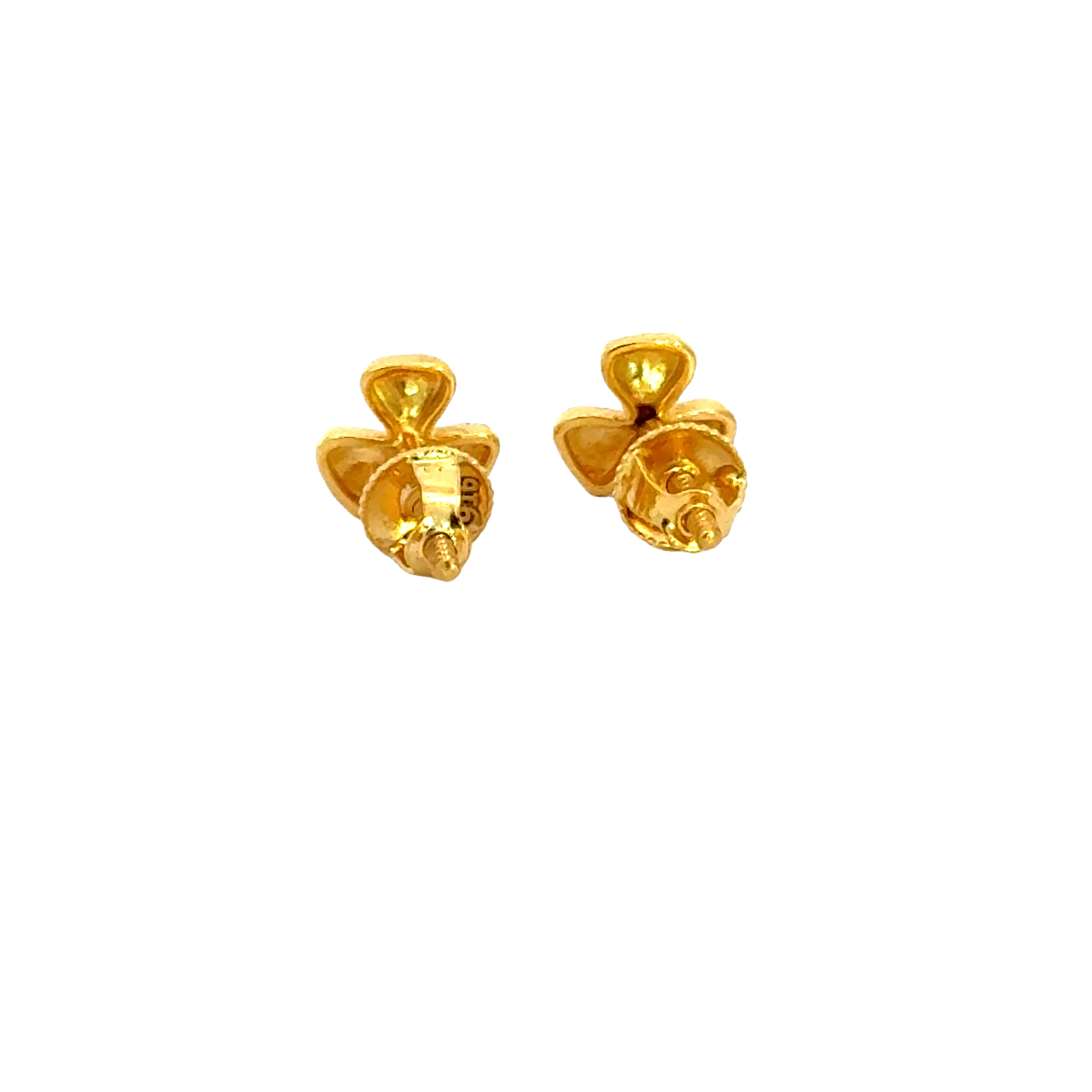 22k Yellow Gold Studs Earrings with gold weight of 2g