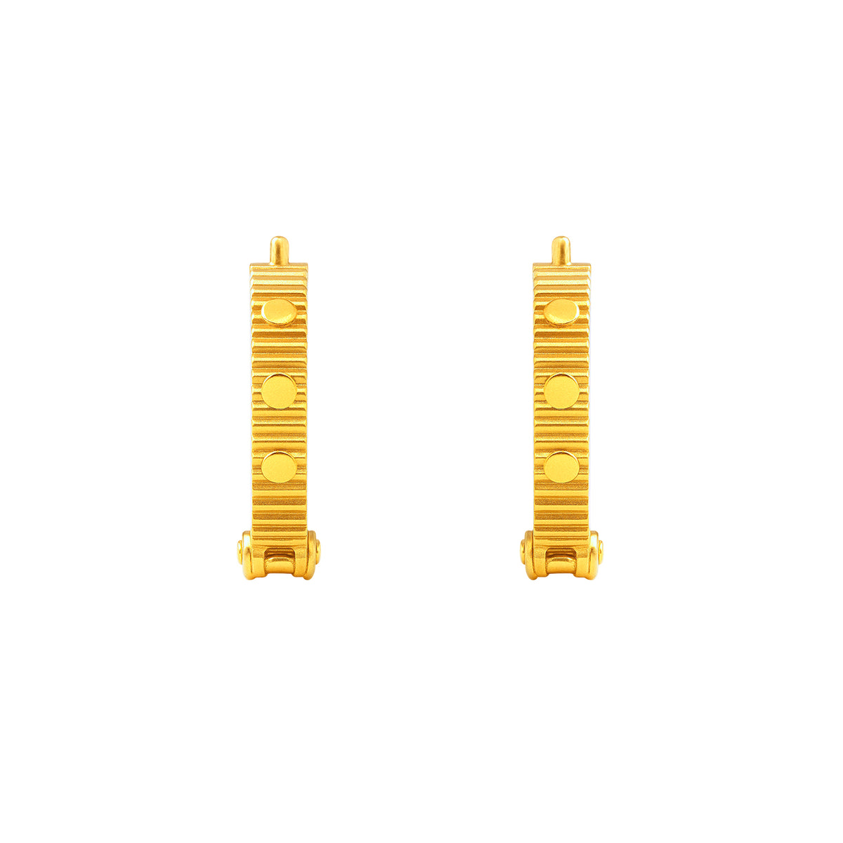 22k Yellow Gold Huggies Earrings with gold weight of 1.97g