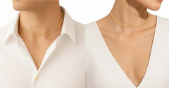 22K Yellow Gold Wheat Spiga Chain