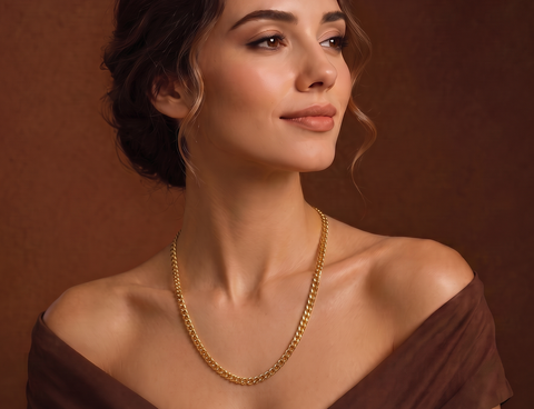 20'' Yellow Gold Miami Cuban Chain 1.5MM Width