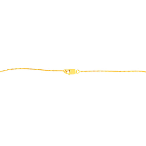 22K Yellow Gold Ball-Bead Elegant Necklace