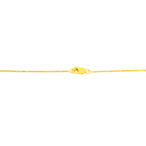 22K Yellow Gold Ball-Bead Unique Necklace