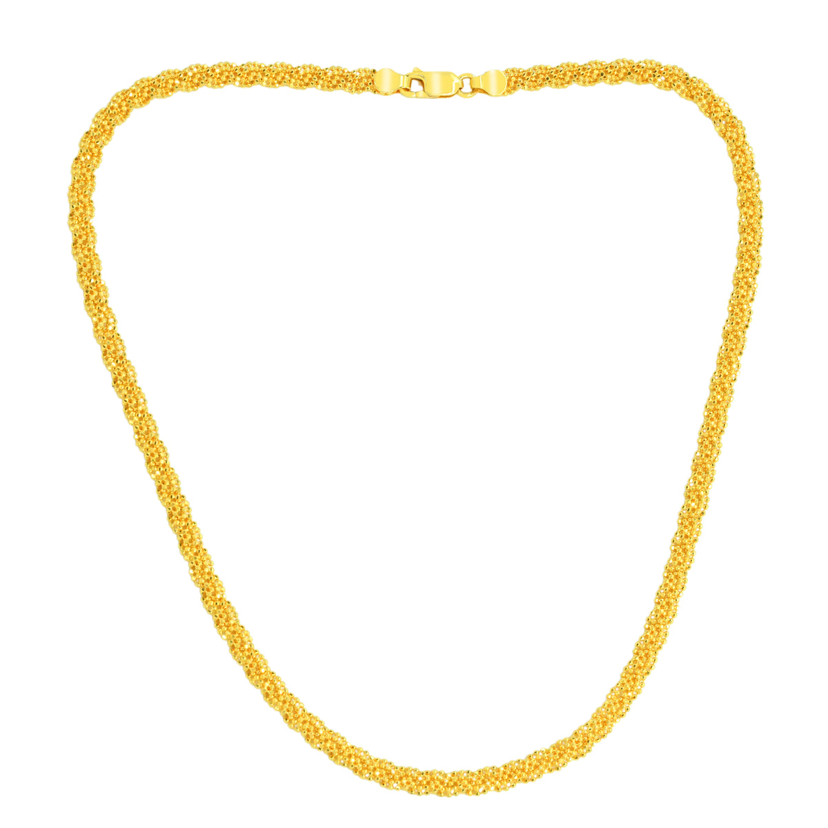 22K Yellow Gold Beads Classic Necklace