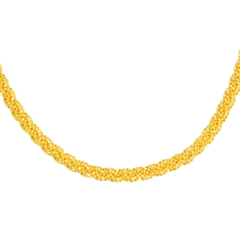 22K Yellow Gold Beads Classic Necklace