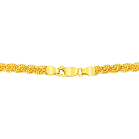 22K Yellow Gold Beads Classic Necklace