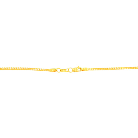 22K Yellow Gold Ball-Bead Alluring Necklace